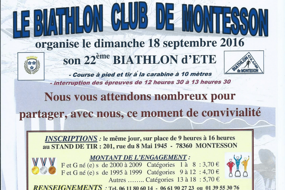22ème BIATHLON D'ETE