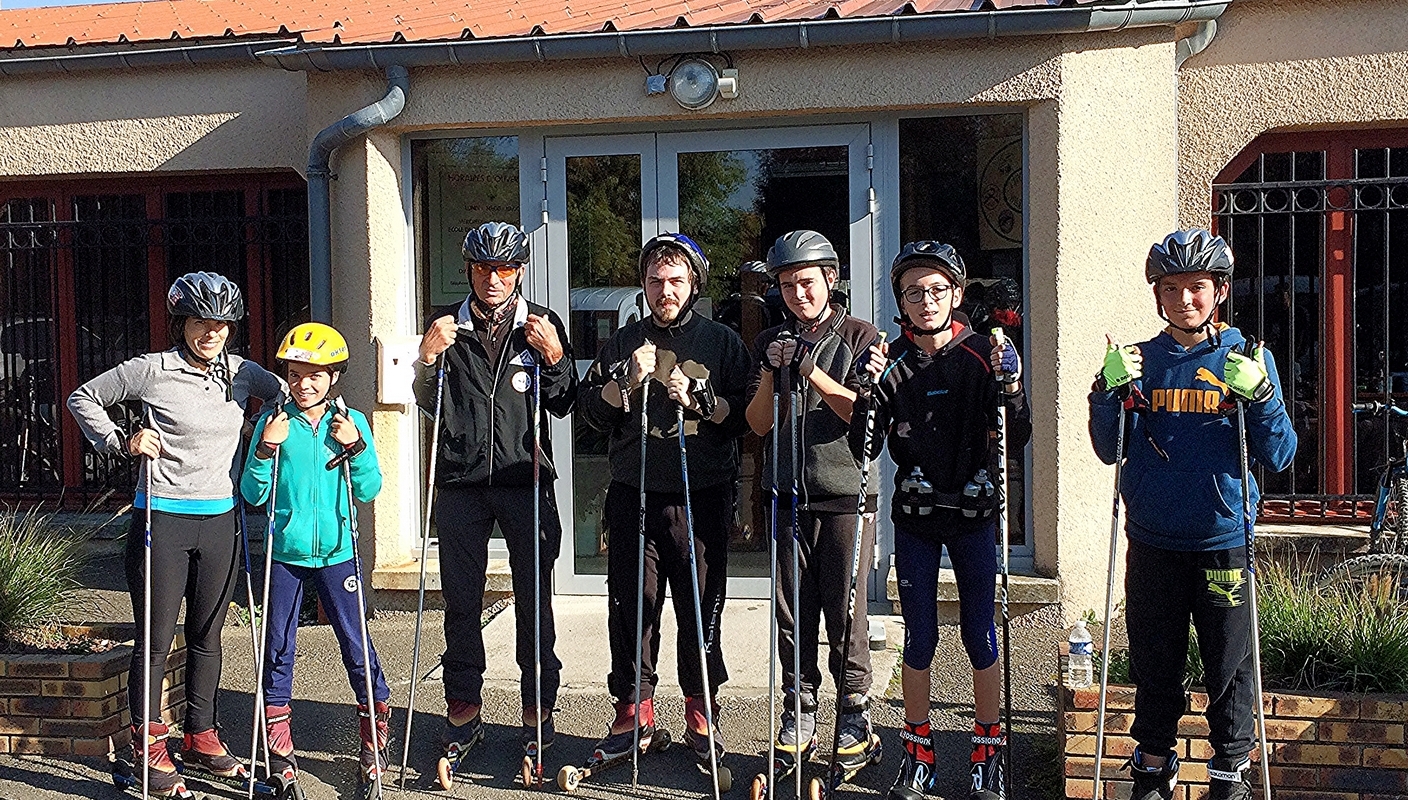 BELLE RENTREE POUR L'ECOLE BIATHLON-SKI ROUES et TIR