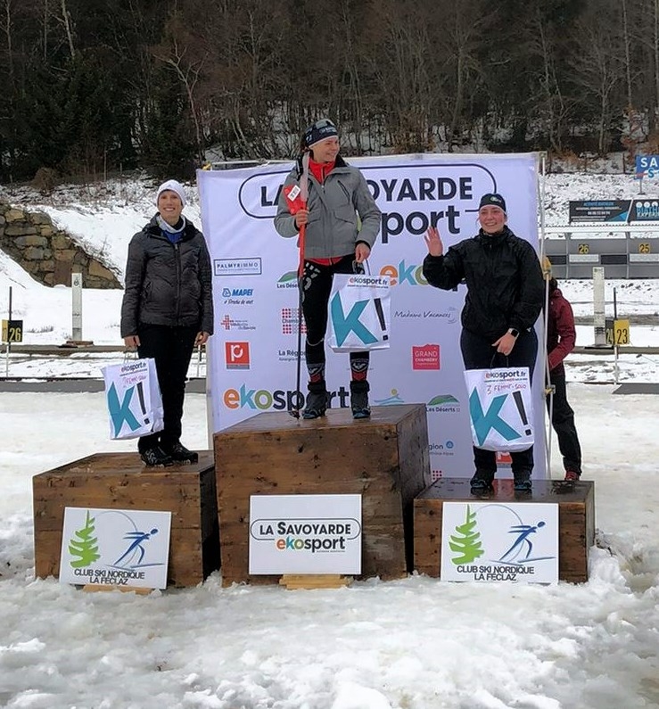 BIATHLON SOLO LA FECLAZ...Un podium pour Céline !