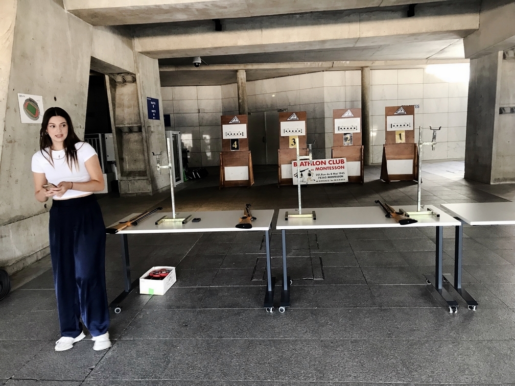 UN STAND DE TIR BIATHLON A CHARLETY !!!